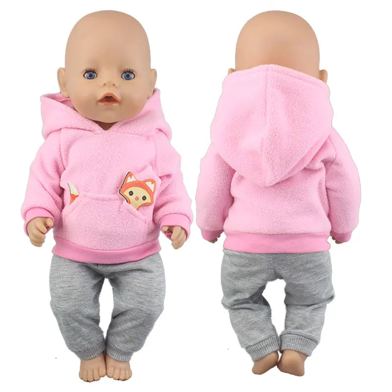 Söpöt sammakkopuvut, jotka sopivat 43 cm:n vauvanukeille 17 tuuman Reborn Baby Doll -vaatteille