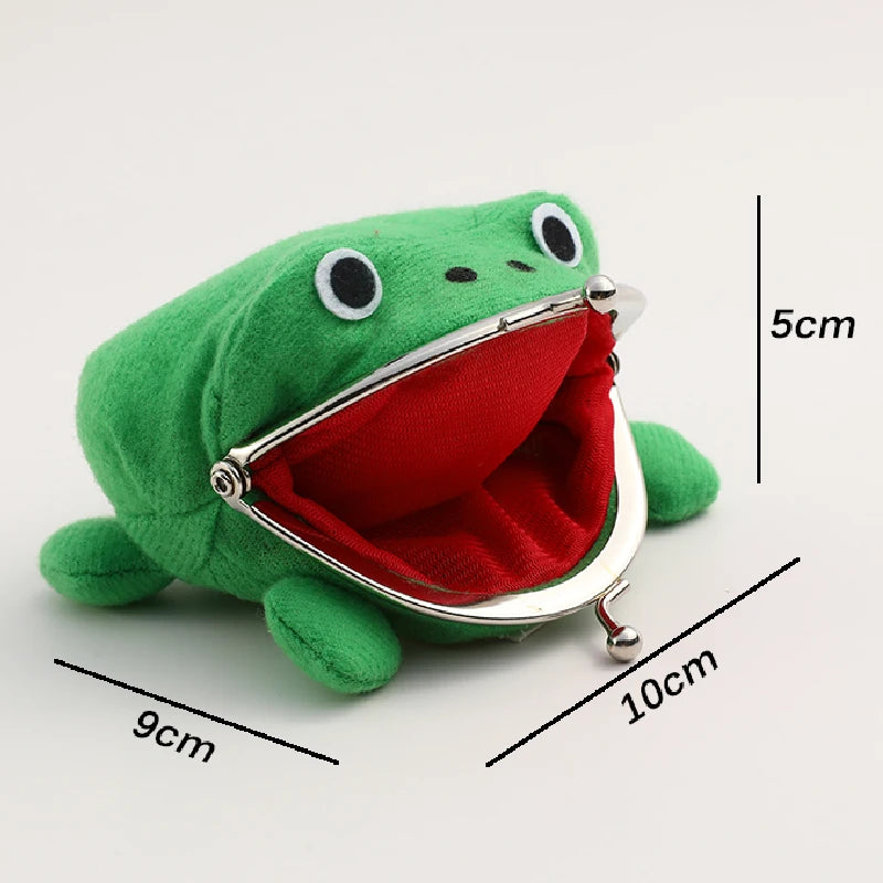 Anime Frog Wallet - Söpö ja Käytännöllinen Pikkulaukku