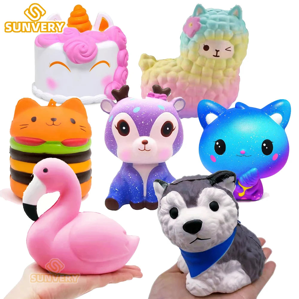 Jumbo Squishy Kawaii Animal - Puristeltavat Lelut