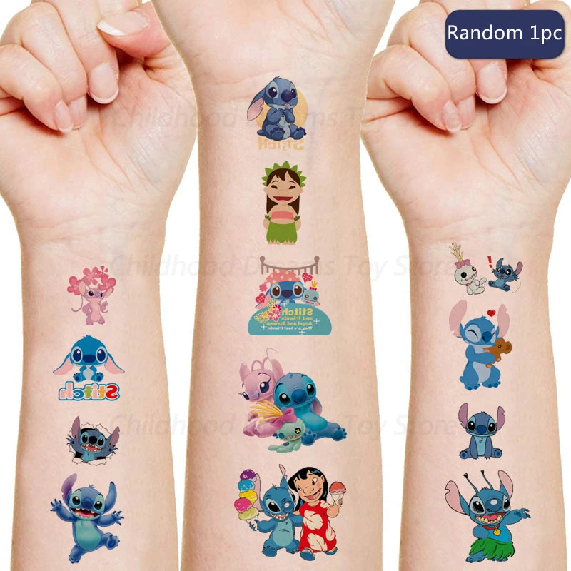 Suloiset Stitch Disney Tatuointitarrat