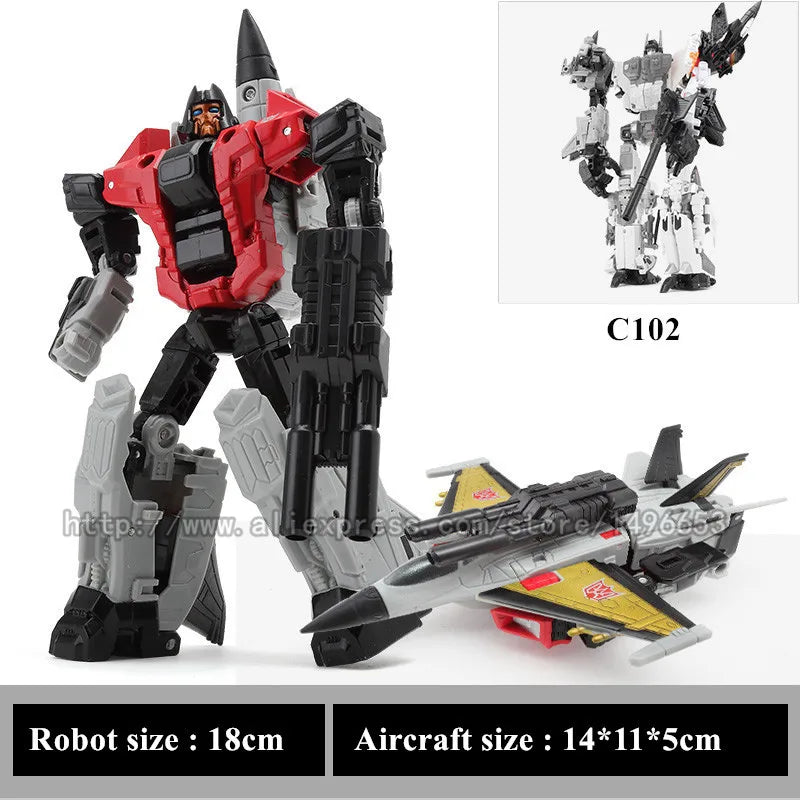 Haizhixing 5-in-1 Transformation Robot - Bruticus, Devastator, Superion ja Defensor