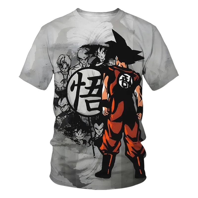 Miesten Anime Dragon Ball Z T-paita