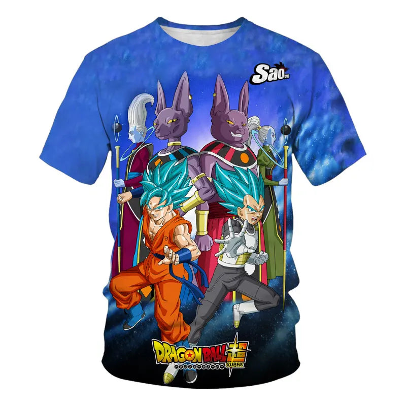 Miesten Anime Dragon Ball Z T-paita