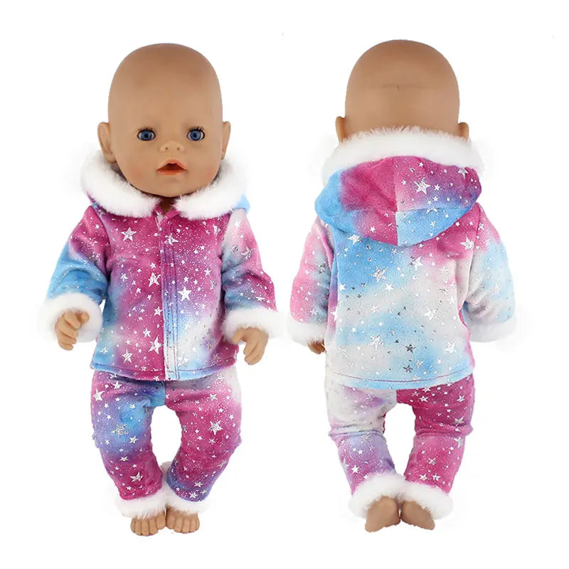 Söpöt sammakkopuvut, jotka sopivat 43 cm:n vauvanukeille 17 tuuman Reborn Baby Doll -vaatteille