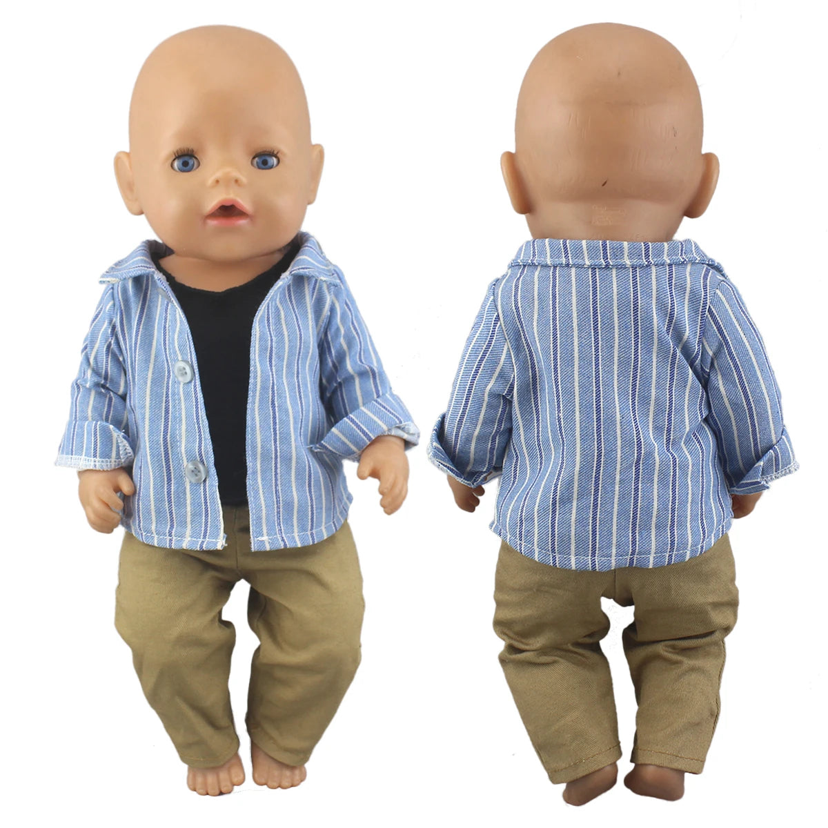 Söpöt sammakkopuvut, jotka sopivat 43 cm:n vauvanukeille 17 tuuman Reborn Baby Doll -vaatteille
