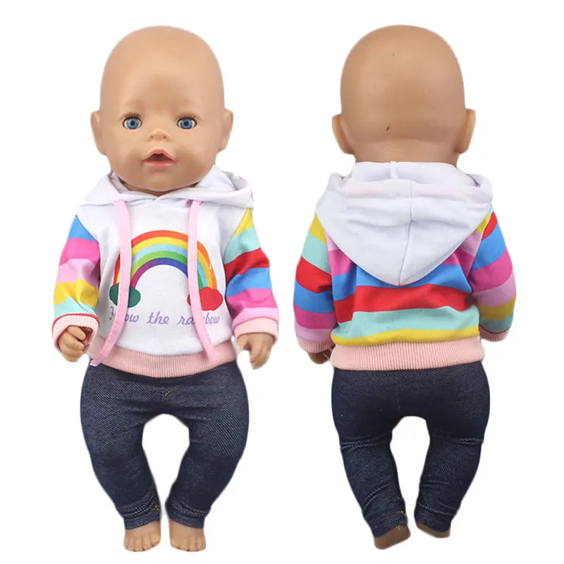Söpöt sammakkopuvut, jotka sopivat 43 cm:n vauvanukeille 17 tuuman Reborn Baby Doll -vaatteille