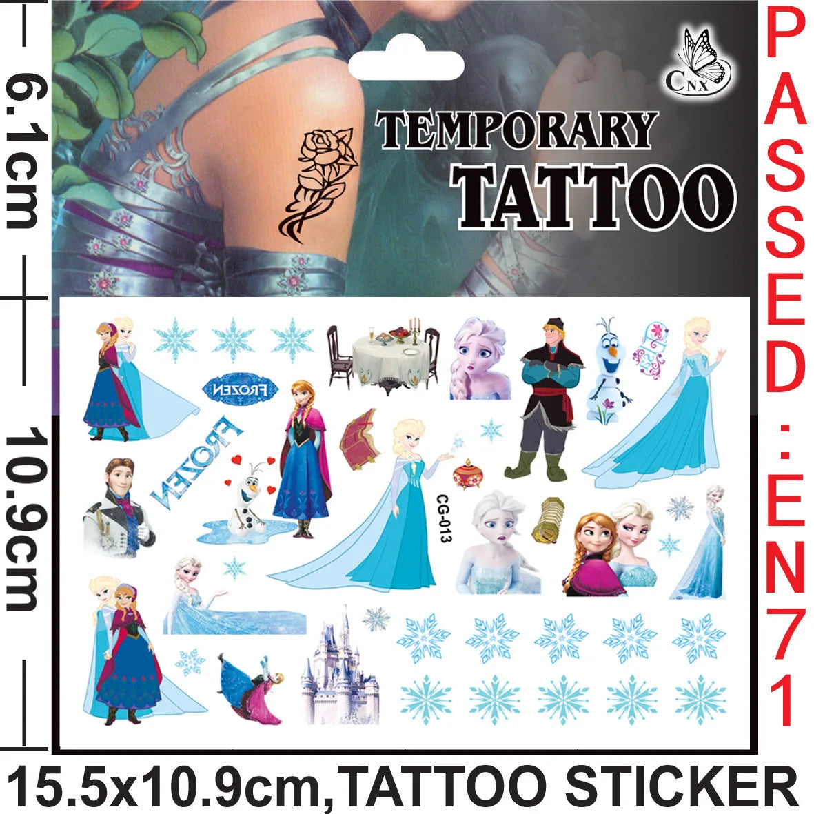 Disney Princess Frozen Tatuointitarrat
