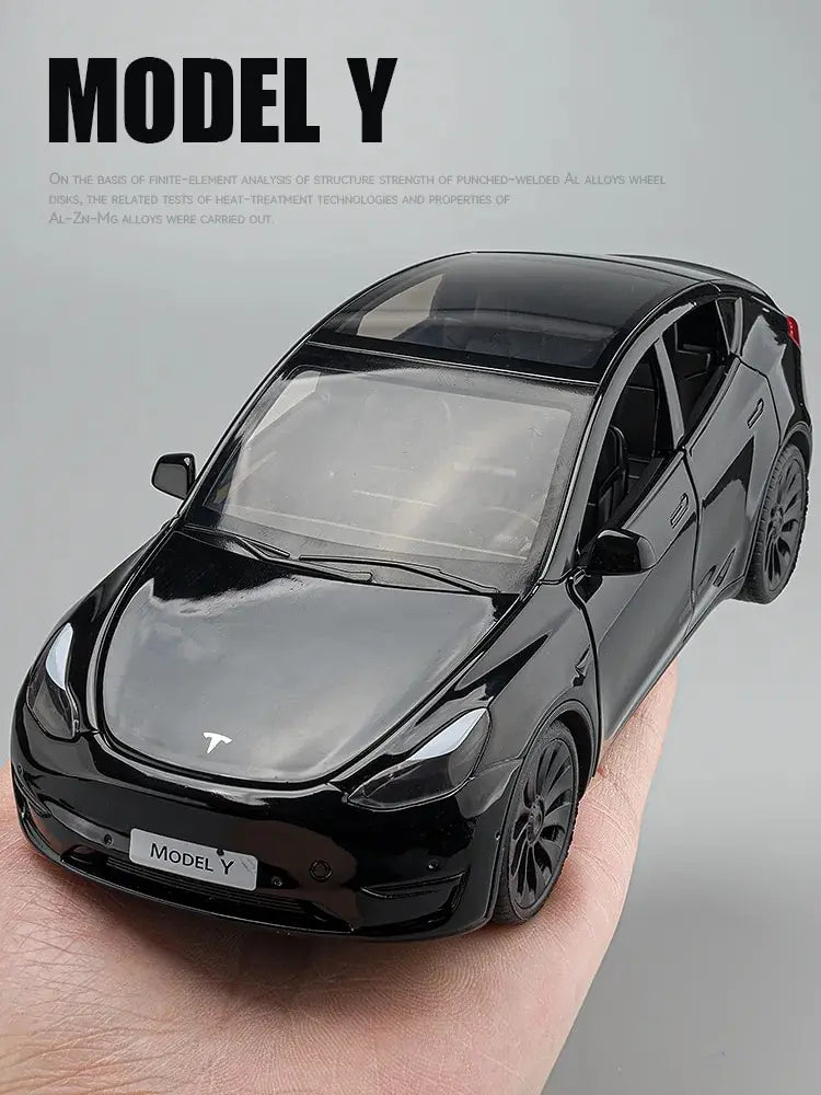 MINI AUTO 1:24 Simulaatio TESLA MODEL Y SUV Metalliauto