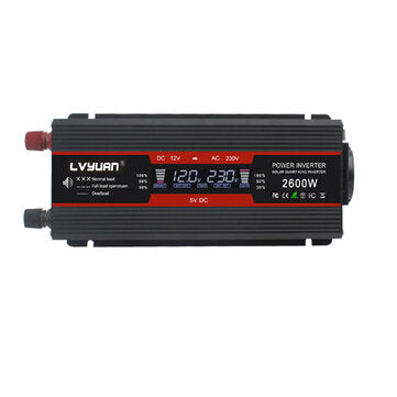 Lvyuan Car Power Inverter 1000W (2600W Peak) - Tehokas Autolaturi Ulkokäyttöön