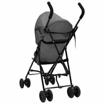 vidaXL 10400 Baby Stroller – Kannettava Lastenrattaat, Säädettävä Katos, Taittuva Kulkuneuvo