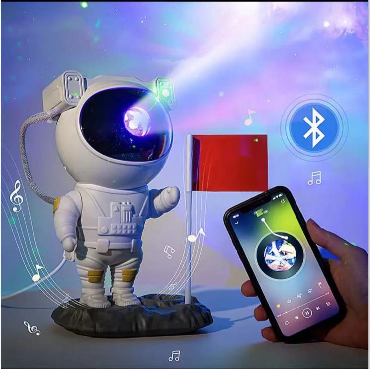 Luova Astronautti Galaksi Tähtitaivas Projektori Yövalo USB