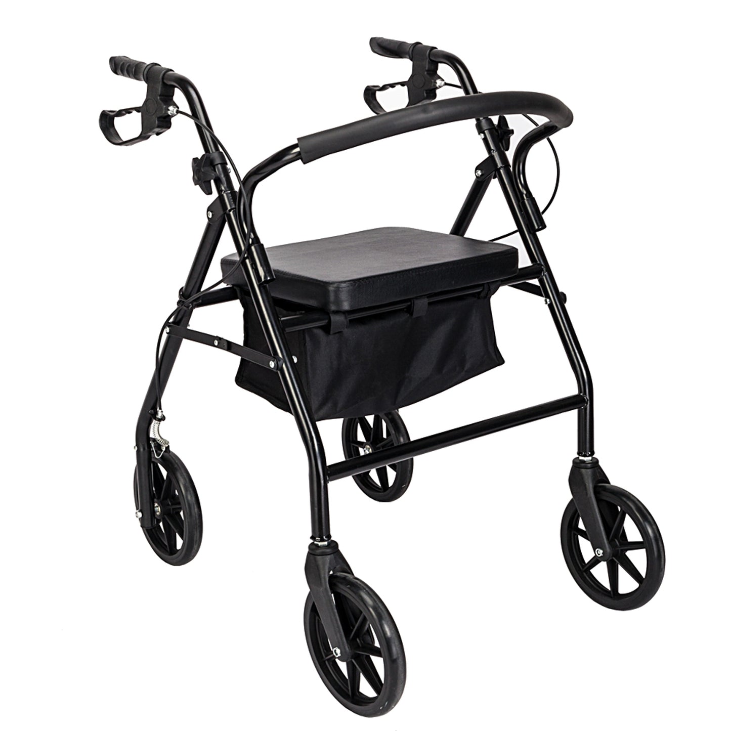 Steel Walker with Wheels Black – Rollaattori Musta