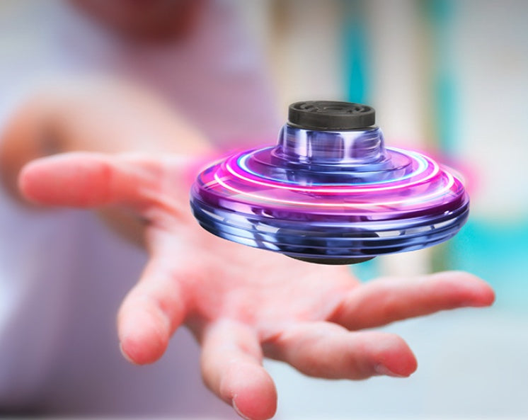 Mini Fingertip Gyro Interaktiivinen Rentoutuslelu Drone LED UFO