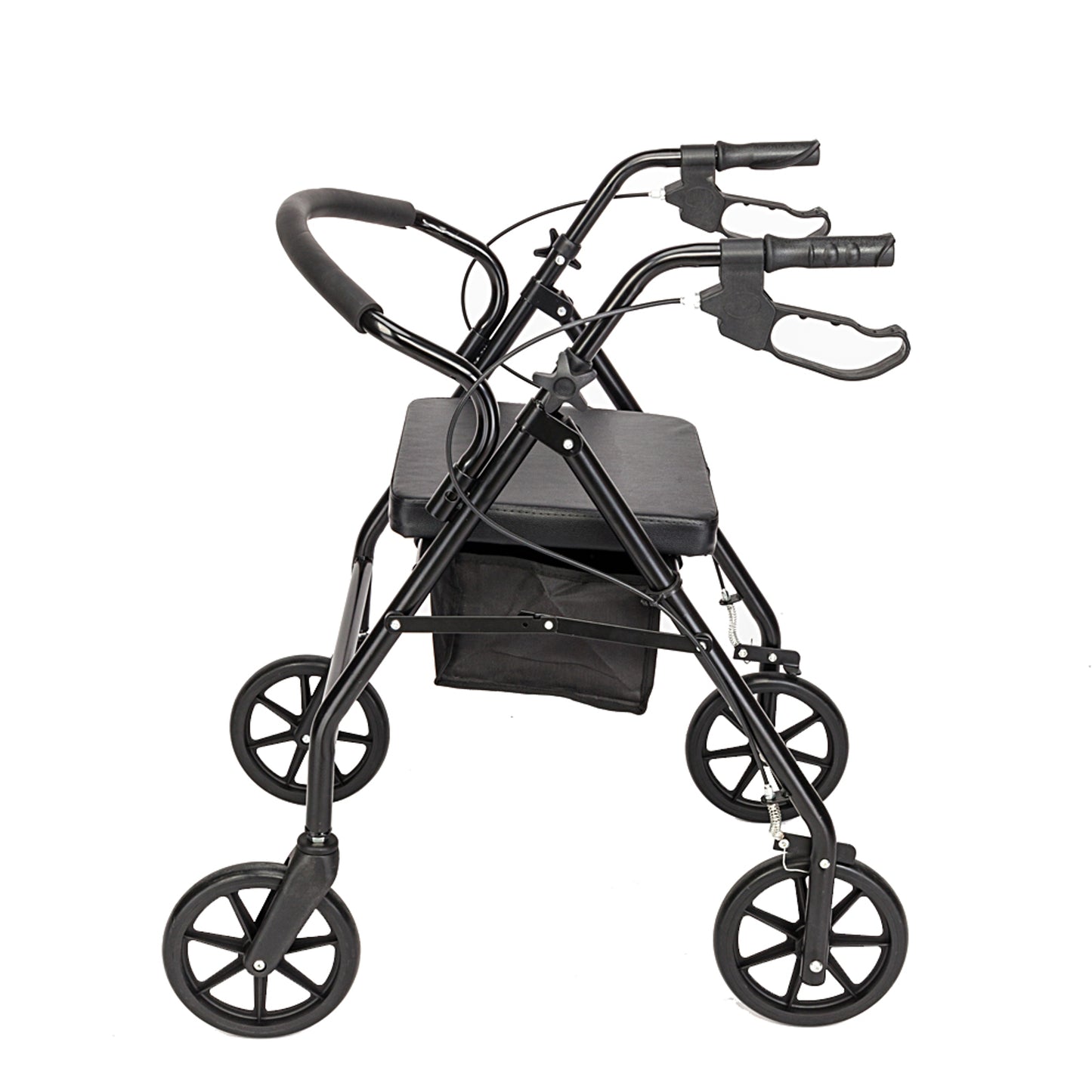 Steel Walker with Wheels Black – Rollaattori Musta