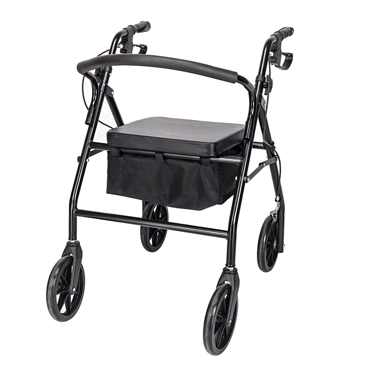 Steel Walker with Wheels Black – Rollaattori Musta