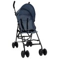 vidaXL 10400 Baby Stroller – Kannettava Lastenrattaat, Säädettävä Katos, Taittuva Kulkuneuvo