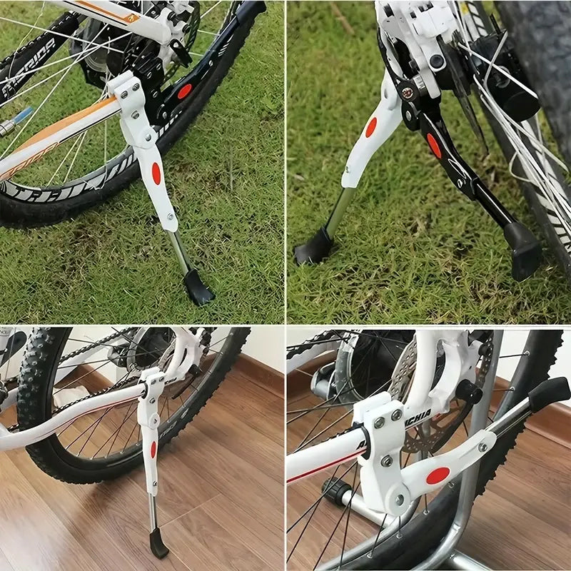 Säädettävä polkupyörän tuki, pysäköintiteline, sivutuki 22", 24", 26" maastopyörille