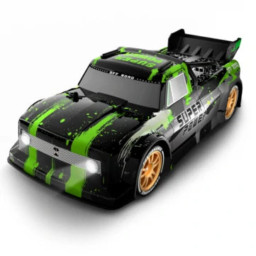 JJRC Q123YW 1/16 2.4G 4WD Drift Spray RC Auto LED-valoilla