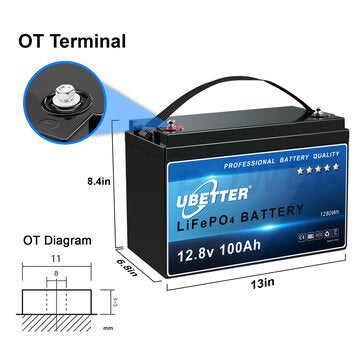 UBETTER 12V 100Ah LiFePO4 Battery