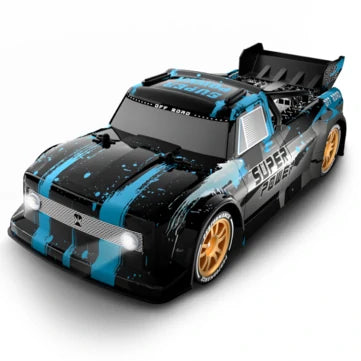 JJRC Q123YW 1/16 2.4G 4WD Drift Spray RC Auto LED-valoilla