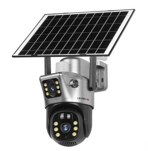 SENTINEL 4K Dual Lens Solar Camera – Täydellinen valvontaratkaisu aurinkoenergialla