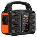 [EU Suora Toimitus] SBAOH 99Wh 150W 27000mAh LiFePO4 Aurinkogeneraattori AC/Auton Sytytin/USB Lähtö Mobile Power Generator Retkeilyyn, Matkailuun, Ulkoiluun ja Hätätilanteisiin Kannettava Virtapakkaus