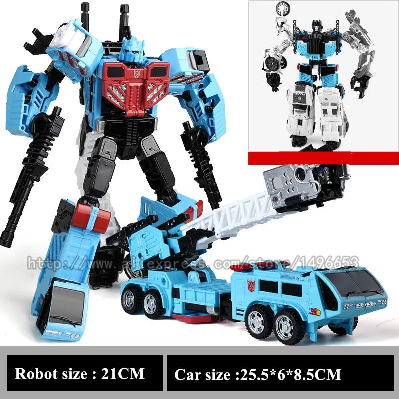 Haizhixing 5-in-1 Transformation Robot - Bruticus, Devastator, Superion ja Defensor