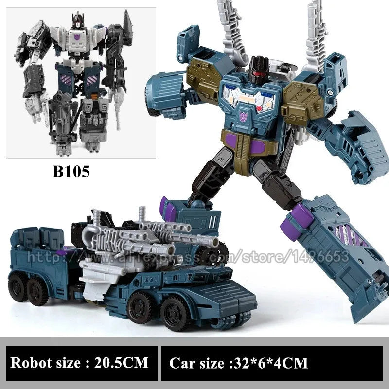 Haizhixing 5-in-1 Transformation Robot - Bruticus, Devastator, Superion ja Defensor