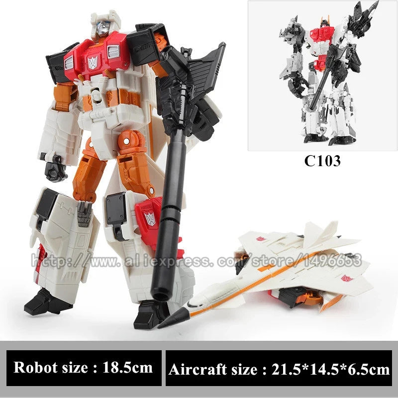 Haizhixing 5-in-1 Transformation Robot - Bruticus, Devastator, Superion ja Defensor