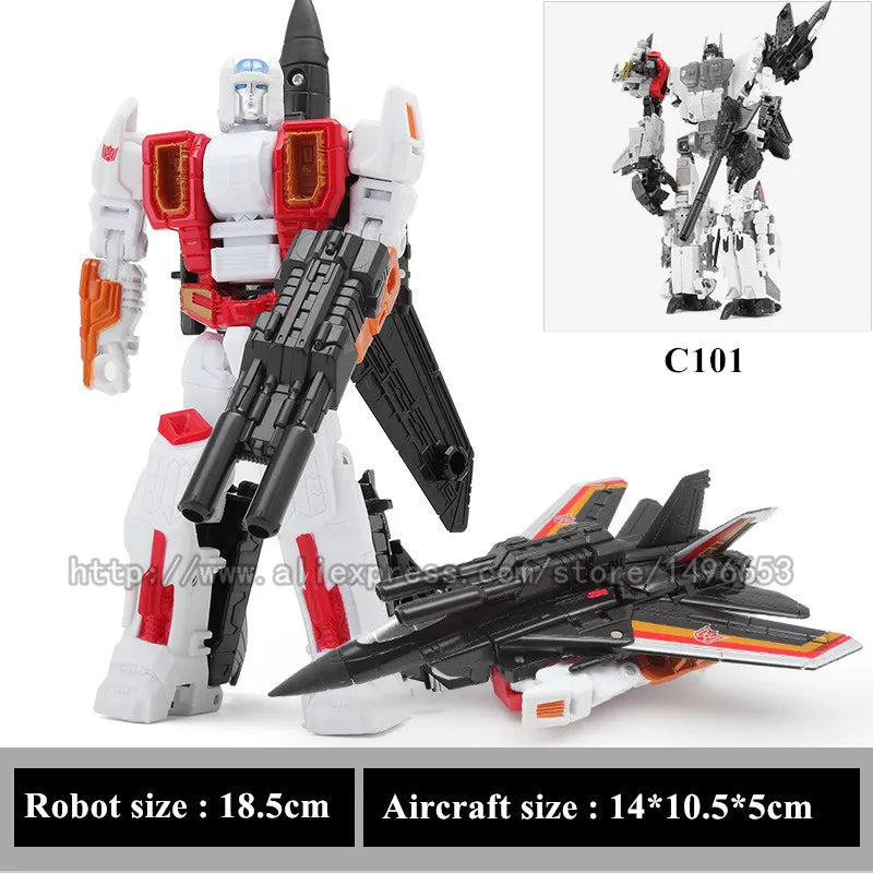 Haizhixing 5-in-1 Transformation Robot - Bruticus, Devastator, Superion ja Defensor